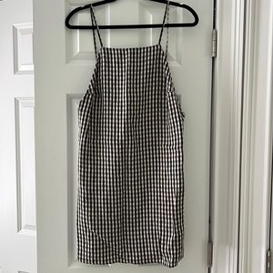 Vintage Reformation linen gingham mini dress. Like new quality, worn once.